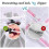 6 Pieces Laundry Bags for Washing Machine with Drawstring Stop, Reusable, Large 5