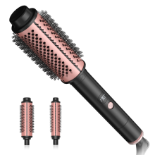 Wavytalk Thermal Brush, Ionic Heated Round Brush Compatible with Voluminous Styles, Ceramic Ion Technology Reduces Hair Damage, Fast Heating