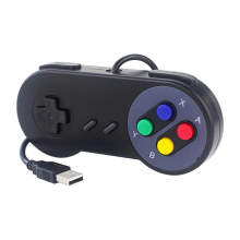 WiredUSB Game Controllers Compatible with SNES Emulators Retro Gaming Joypads Gamepad Support Compatible with PC Computer Laptop RaspberryPi