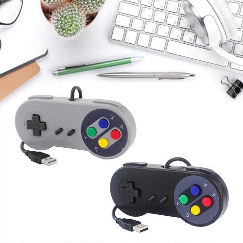 WiredUSB Game Controllers Compatible with SNES Emulators Retro Gaming Joypads Gamepad Support Compatible with PC Computer Laptop RaspberryPi 1