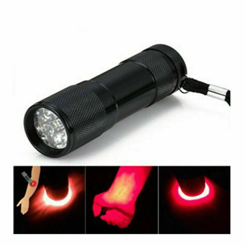 9LED 670nM red light torch against deteriorating eyesight Red torch 1