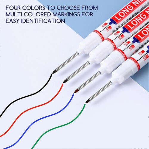 Fine Tip Permanent Marker Pens for Industrial Use Precise Marking Carpenters Pens for Construction 2