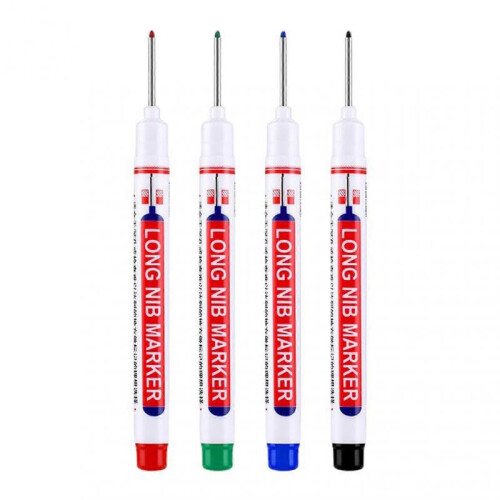 Fine Tip Permanent Marker Pens for Industrial Use Precise Marking Carpenters Pens for Construction