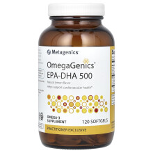 Metagenics, OmegaGenics, EPA-DHA 500, Zitrone, 120 Weichkapseln