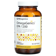 Metagenics, OmegaGenics EPA 1200, Natürliches Zitrone-Limette, 90 Weichkapseln