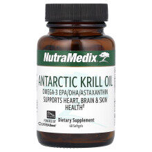 NutraMedix, Antarktisches Krillöl, 60 Weichkapseln