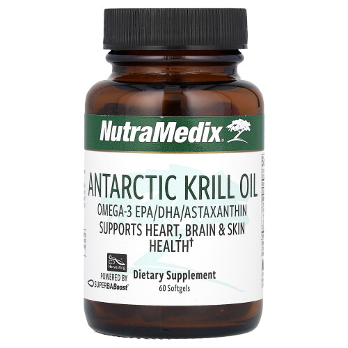 NutraMedix NutraMedix, Antarktisches Krillöl, 60 Weichkapseln