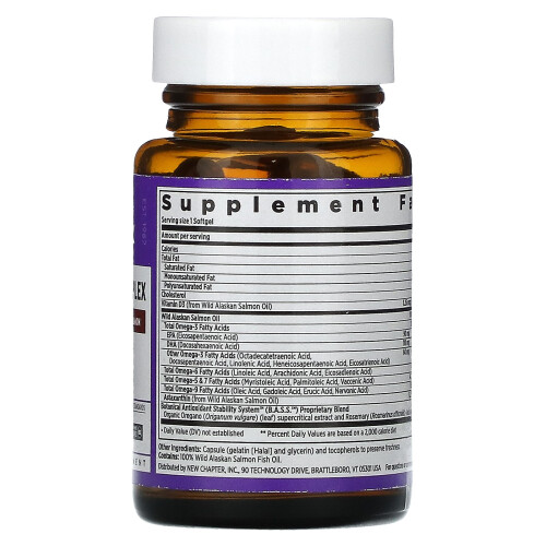 New Chapter, Omega-3 Complex, 30 Softgels 1