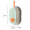 (Yellow)Automatic Adding Liquid Brush with Lanyard Refillable Wear Resistant Scrub Brush for Shower Room 5