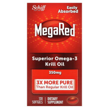 Schiff, MegaRed, Superior Omega-3 Krillöl, 350 mg, 130 Weichkapseln
