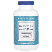 The Vitamin Shoppe, Leinsamenöl, 1.000 mg, 240 Weichkapseln