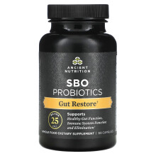Ancient Nutrition, SBO Probiotika, 25 Milliarden KBE, 60 Kapseln