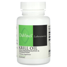 DaVinci Laboratories of Vermont, Krillöl, 60 Weichkapseln
