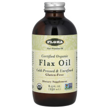 Flora, Huile de Lin Biologique Certifiée, 8,5 fl oz (250 ml)