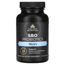 Ancient Nutrition, Männer SBO Probiotika, 25 Milliarden KBE, 60 Kapseln