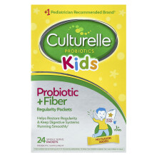 Culturelle, Enfants, Probiotique + Fibres, Régularité, 1+ An, 24 Sachets Individuels, 0,17 oz (4,8 g) Chacun