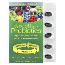 Dr. Ohhira's, Probiotiques, Formule Originale, 60 Gélules