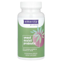 Emerita, Probiotique Aide à la Levure, 60 Capsules Végétariennes