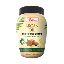 Skin Doctor Argan Oil Hot Oil Hair Treatment 1000ml | Restores Shine & Smoothness, Deep Nourishment