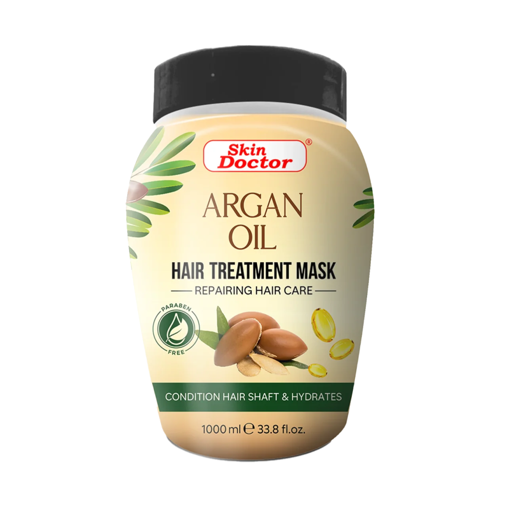 Skin Doctor Argan Oil Hot Oil Hair Treatment 1000ml | Restores Shine & Smoothness, Deep Nourishment