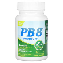 Nutrition Now, PB8 Probiotique, 14 Milliards, 60 Gélules Végétariennes (7 Milliards par Gélule)
