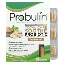 Probulin, Soin Total Apaisant Probiotique + Prébiotique & Postbiotique, 15 Milliards d'UFC, 30 Gélules