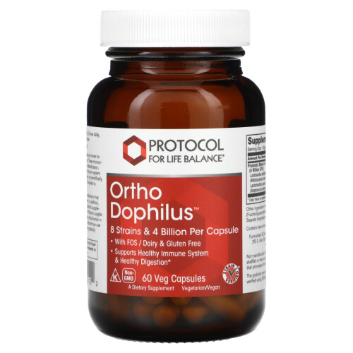 Protocol for Life Balance, Ortho Dophilus, 60 Gélules Vég