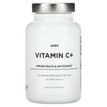 Codeage, Amen, Vitamine C+, Santé Immunitaire, Antioxydant, 120 Gélules Végétales