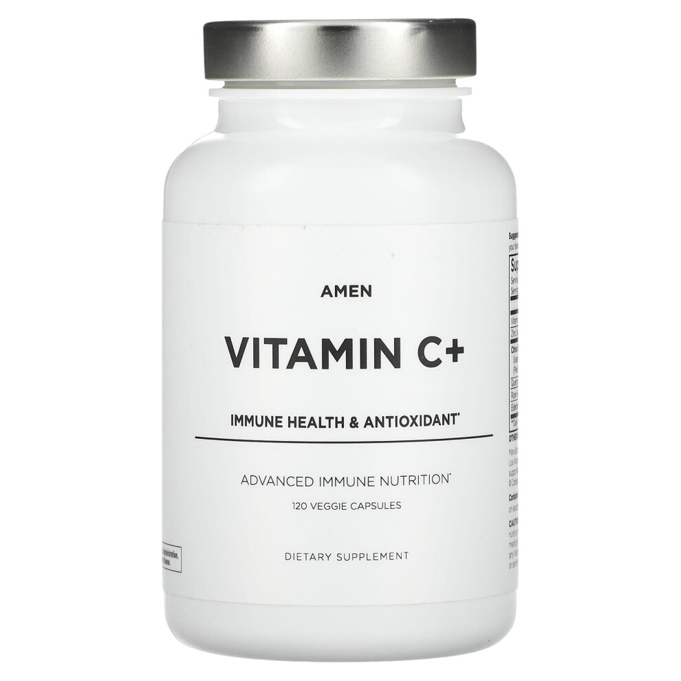 Codeage , Amen, Vitamin C+, Immune Health, Antioxidant, 120 Veggie Capsules