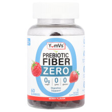 YumV's, Zero Prebiotische Faser-Gummis, Beere, 60 Gummis