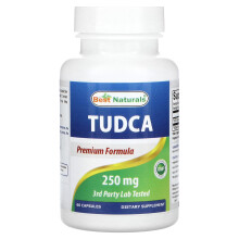 Best Naturals, TUDCA, 250 mg, 60 Kapseln
