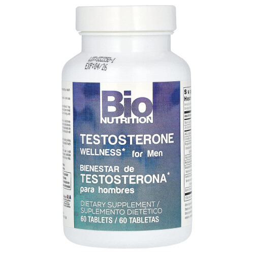 Bio Nutrition, Testosterone Wellness, For Men, 60 Tablets 2