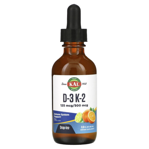 KAL, D-3 K-2 Tropfen, Zitrus, 2 fl oz (59 ml)