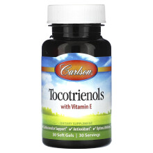 Carlson, Tocotriénols, Avec Vitamine E, 30 Softgels