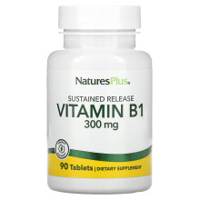 NaturesPlus, Vitamine B1, 300 mg, 90 Comprimés