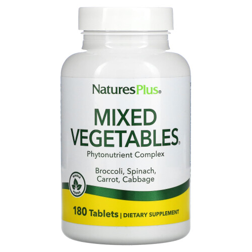 NaturesPlus, Légumes Mixtes, 180 Comprimés