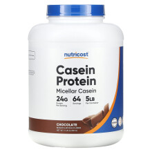 Nutricost, Casein Protein, Schokolade, 5 Pfund (2.268 g)