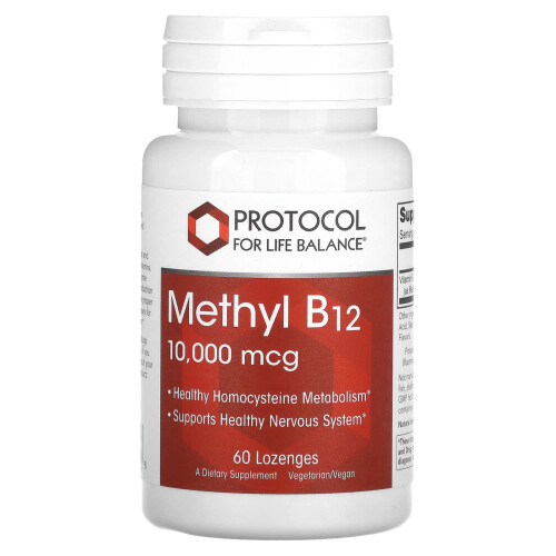 Protocol for Life Balance, Methyl B12, 10.000 mcg, 60 Lutschtabletten