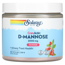 Solaray, D-Mannose mit CranActin Pulver, 2.000 mg, 8 oz (226 g)