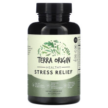 Terra Origin, Soulagement Sain du Stress, 60 Gélules