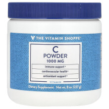 The Vitamin Shoppe, Vitamin C Pulver, 8 oz (227 g)