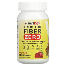 YumV's, Enfants, Fibre Prébiotique Zéro, Baies, 70 Gommes