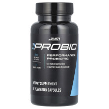 JYM Supplement Science, Probio, Leistungs-Probiotikum, 30 Milliarden KBE, 30 Vegetarische Kapseln