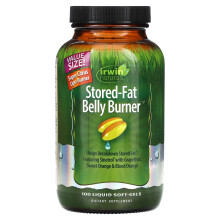 Irwin Naturals, Gespeichertes-Fett Bauch-Brenner, 100 Flüssig-Weichkapseln