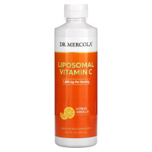 Dr. Mercola, Liposomales Vitamin C, Zitrus-Vanille, 1.000 mg, 15,2 fl oz (450 ml)