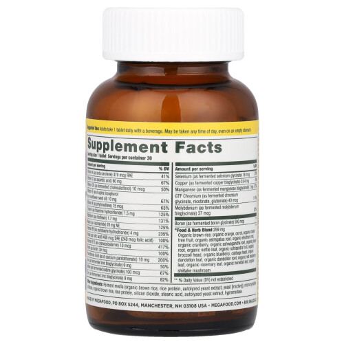 MegaFood, Frauen Ein Täglich Multivitamin, 30 Tabletten 1