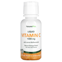 NaturesPlus, Flüssiges Vitamin C, Natürliche Orange, 1000 mg, 8 fl oz (236,56 ml)