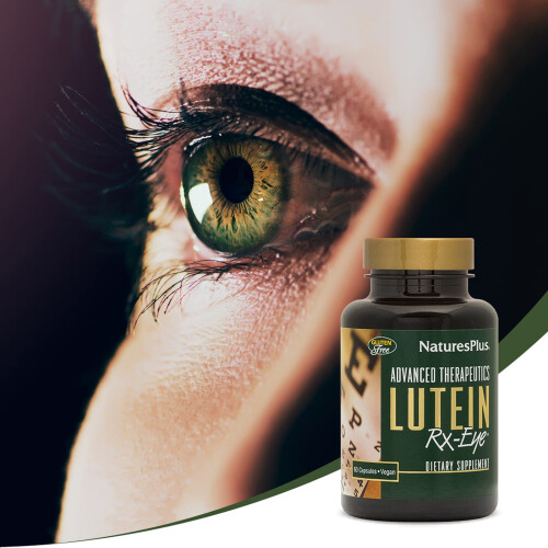 NaturesPlus, Advanced Therapeutics, Lutein RX-Auge, 60 Kapseln 2