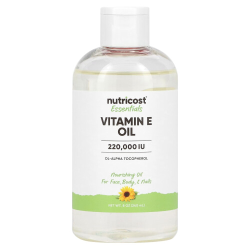 Nutricost, Essentials, Vitamin E Öl, 8 Unzen (240 ml)