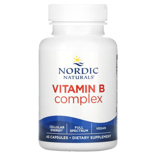 Nordic Naturals Nordic Naturals, Complexe de Vitamine B, 45 Gélules 2